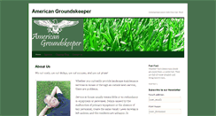 Desktop Screenshot of americangroundskeeper.com